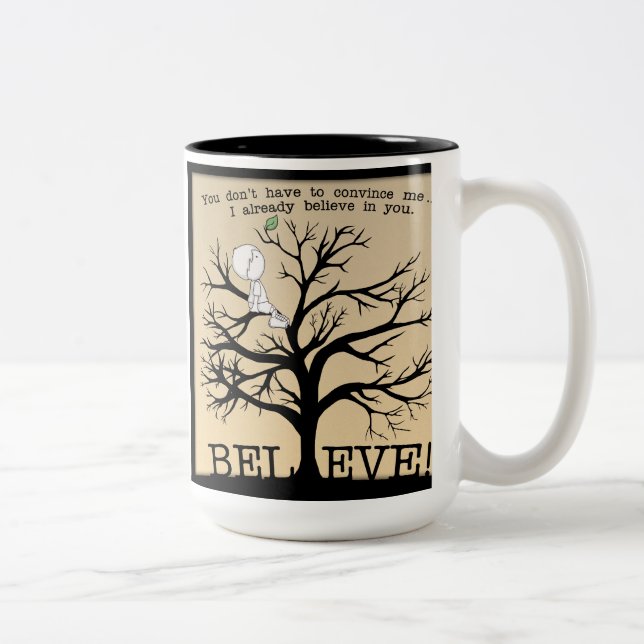 Blooming Tree Two-Tone Coffee Mug (Right)
