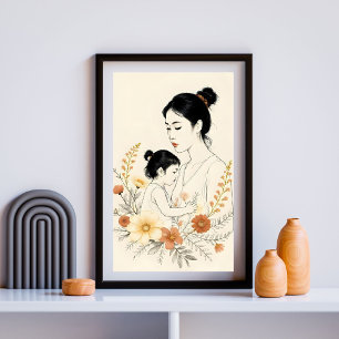 Blooming Under Her Care Poster