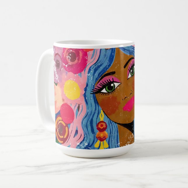Blooming Under the Sun Coffee Mug (Front Left)