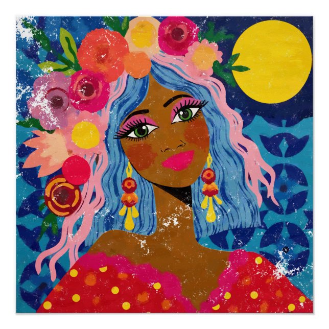 Blooming Under the Sun Poster (Front)