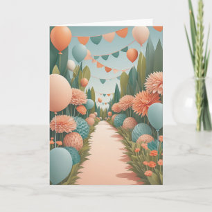 Blooming Wishes Card