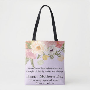 Blooming with Love: Happy Mother's Day Tote Bag
