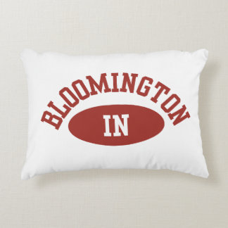 Bloomington Indiana College Canvas Art Tile Decorative Cushion