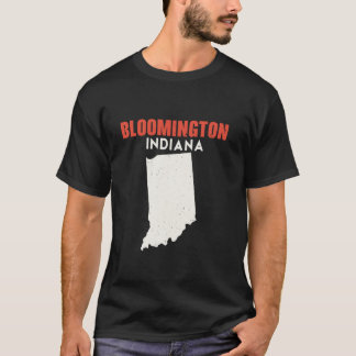 Bloomington Indiana USA State America Travel India T-Shirt