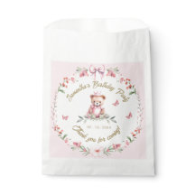 Blooms & Bears Birthday Favour Bags
