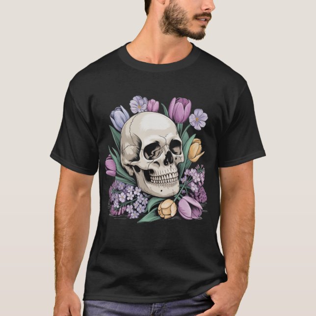 Blooms & Bones T-Shirt (Front)