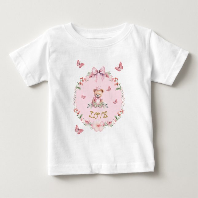 Blooms & Butterflies T-Shirt  (Front)