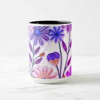 Blooms in Paper & Thread: 3D Quilled Wildflower Mug