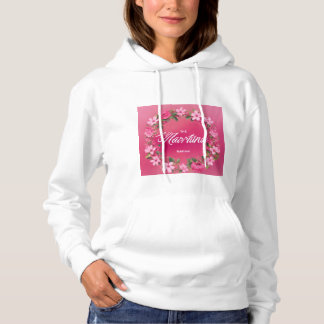 "Blooms in Vogue: A Floral Symphony for Women" Hoodie