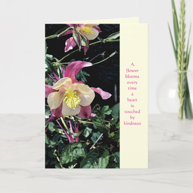 Blooms Kindness Thank You Card (Front)