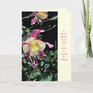 Blooms Kindness Thank You Card