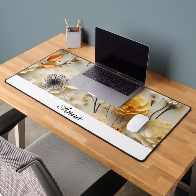 Blooms of Inspiration: Personalised Desk Mat (Office 2)
