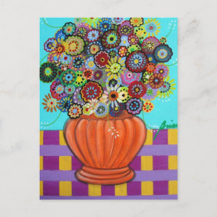 BLOOMS  POSTCARD