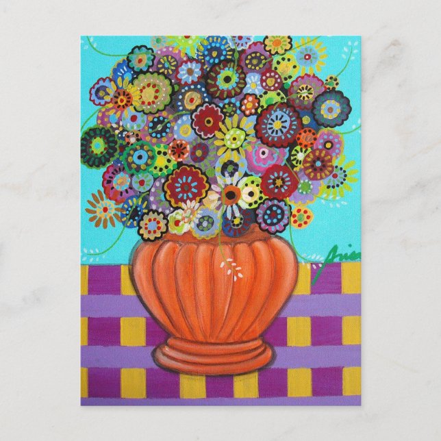 BLOOMS  POSTCARD (Front)