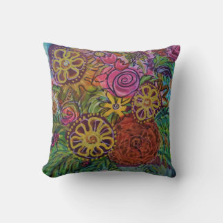 Blooms Throw Pillow 16" x 16"