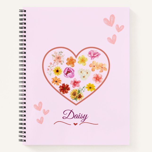 Blooms with Love Notebook (Front)