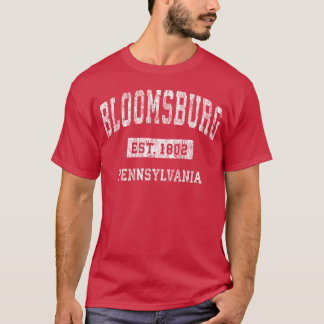 Bloomsburg Pennsylvania Pa Sports Established girl T-Shirt