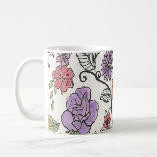 Bloomsbury design on a mug (Left)