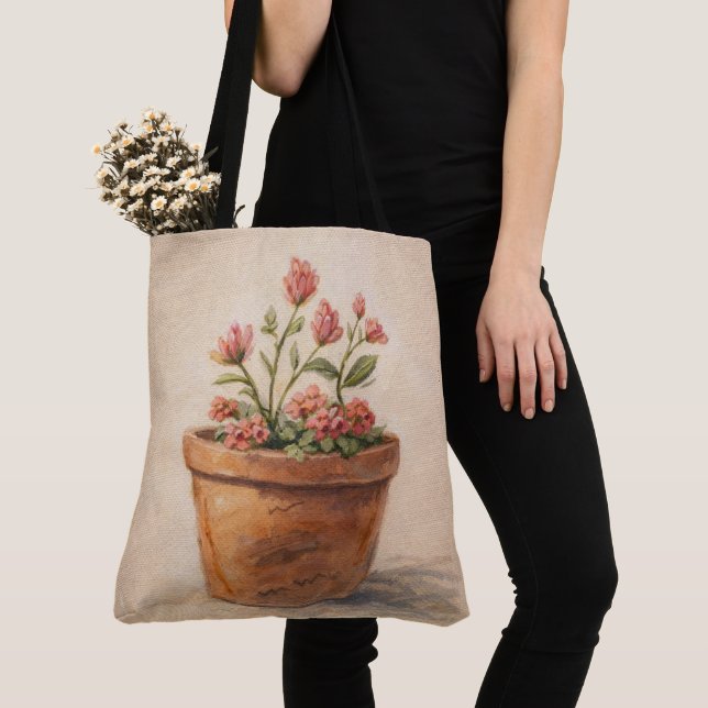 Bloomscape Tote Bag (Close Up)