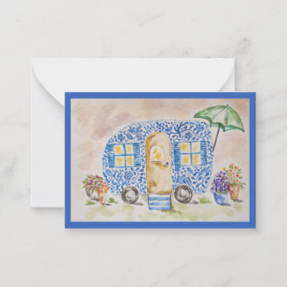 Bloomside Getaway Flat Note Card