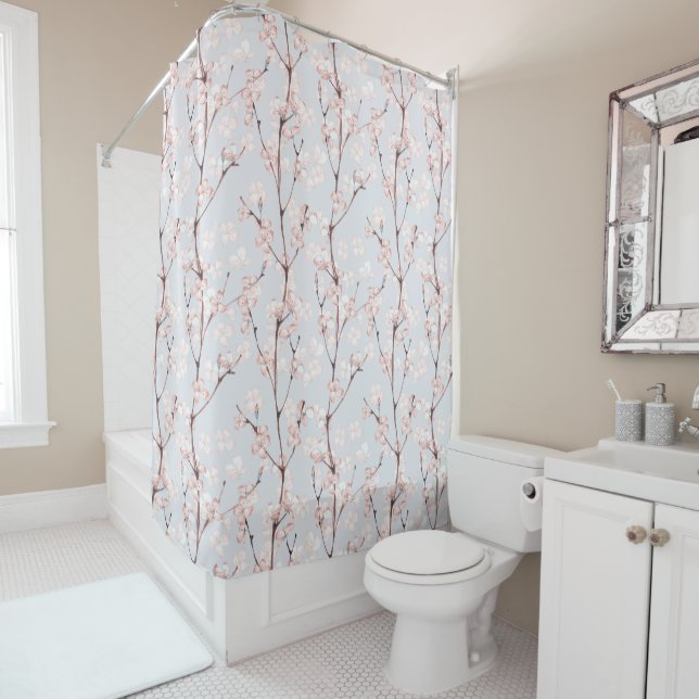 Blossom 7 shower curtain (In Situ)