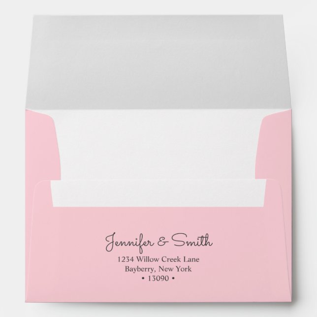 Blossom A7 Envelope minimalist & in inviting tone (Back (Bottom))