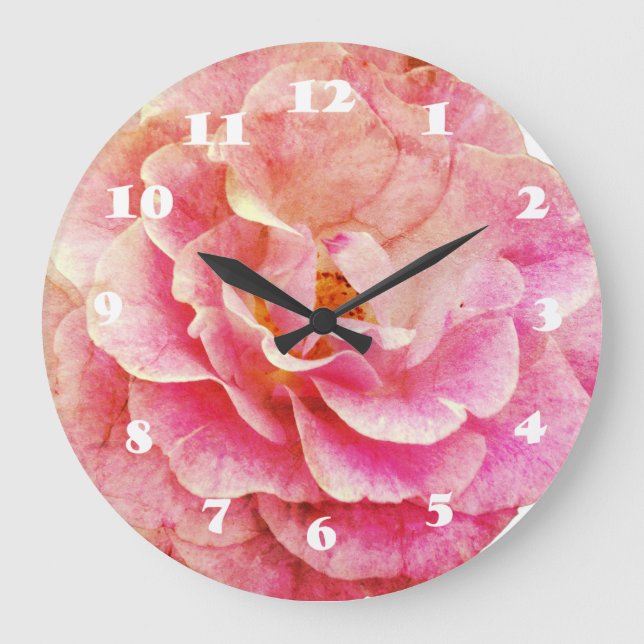 Blossom Acrylic Wall Clock (Front)