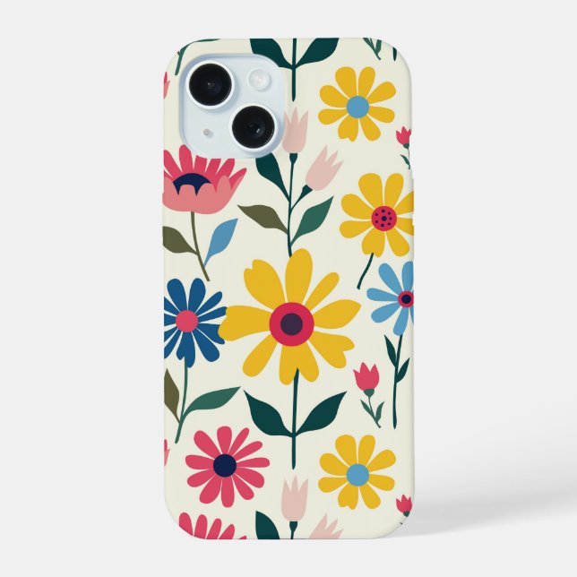 Blossom Babe iPhone 15 Case (Back)