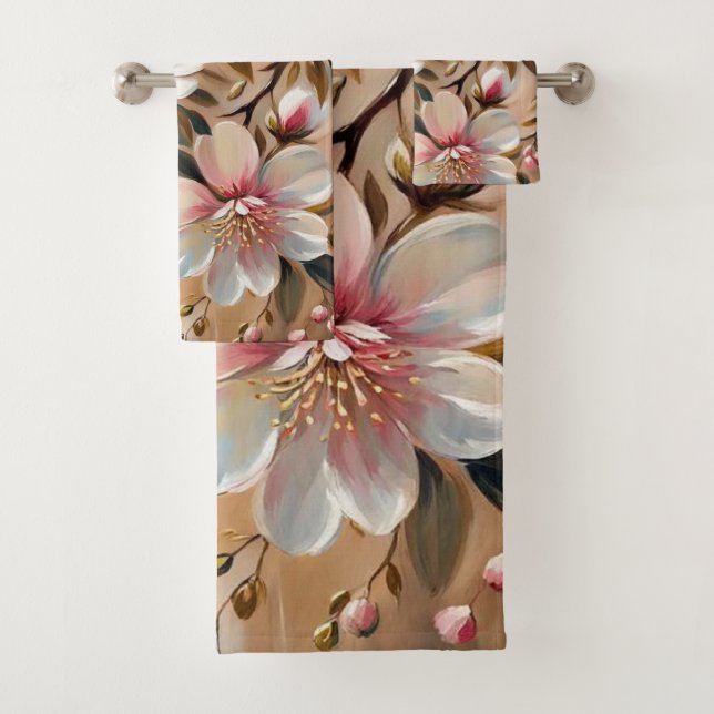 Blossom Bath Towels (Insitu)