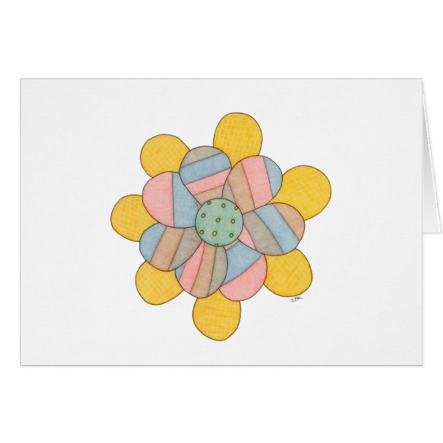 Blossom Blank Notecard (Front Horizontal)