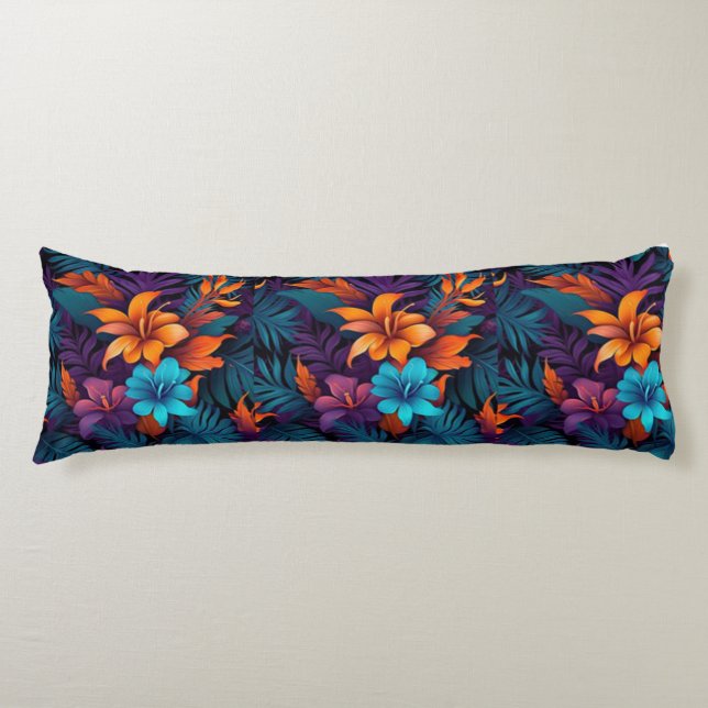Blossom Bliss: A Floral Haven Body Cushion (Front)