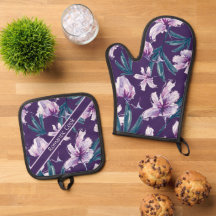 Blossom Bliss on Dark Purple