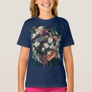"Blossom Bliss: Vibrant Flower Design T-Shirt" T-Shirt