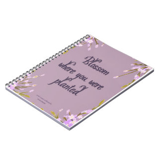 Blossom Blumen Mel Mae Schmidt Stationery Notebook
