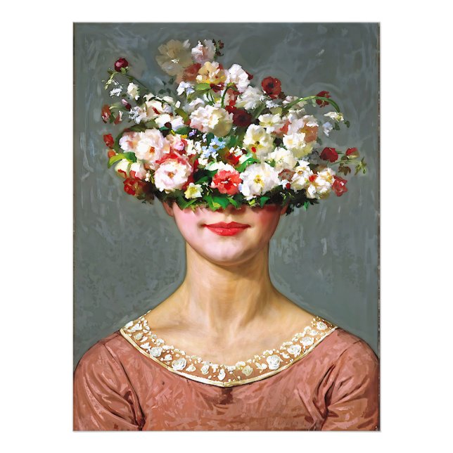 “Blossom Bonnet” Helen - Art & Floral Society Photo Print (Front)
