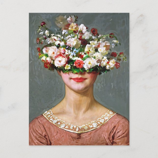 “Blossom Bonnet” Helen - Art & Floral Society Postcard (Front)