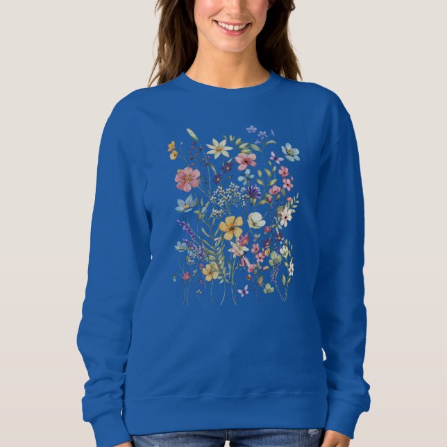 Blossom Bouque Women's Sweatshirt (Front)