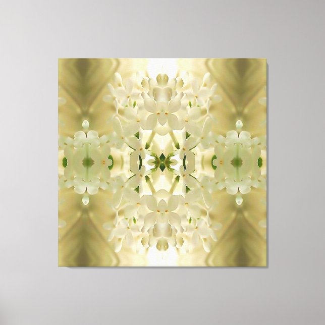 "Blossom Bouquet" Mandala Canvas Print (Front)