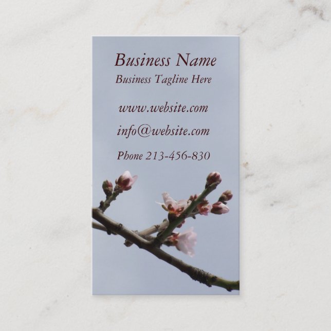 Blossom Buds Business Card (Front)