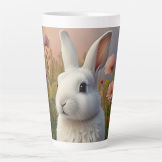 Blossom Bunny & Carrot  Latte Mug