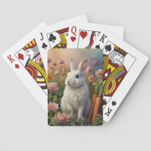 Blossom Bunny & Carrot Patch Playing Cards