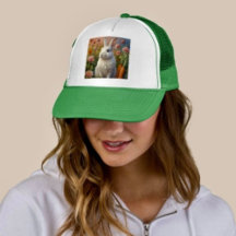 Blossom Bunny & Carrot Patch Trucker Hat 