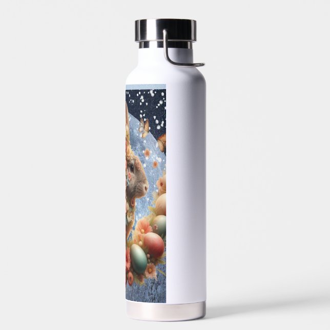 Blossom Bunny Easter  Water Bottle (Left)