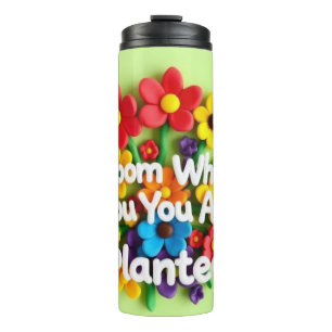 Blossom Burst Thermal Tumbler