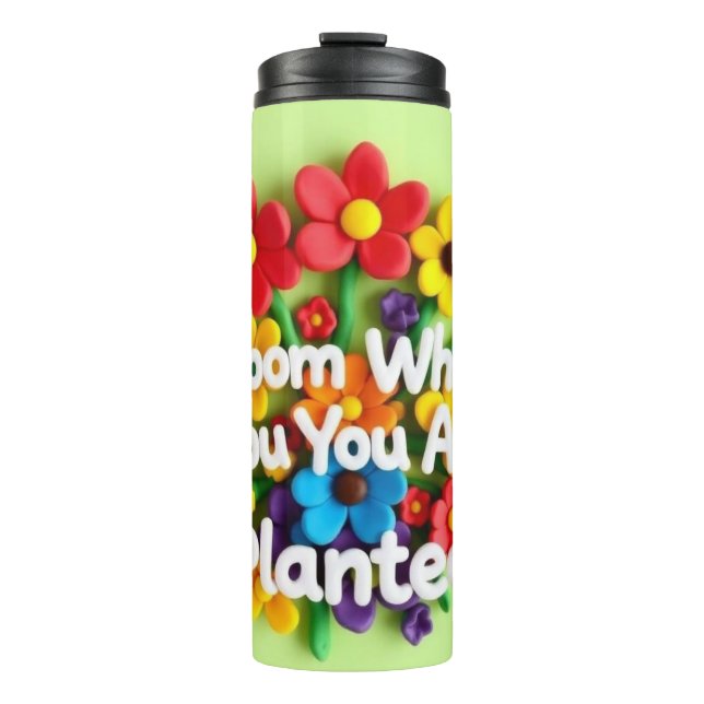 Blossom Burst Thermal Tumbler (Front)