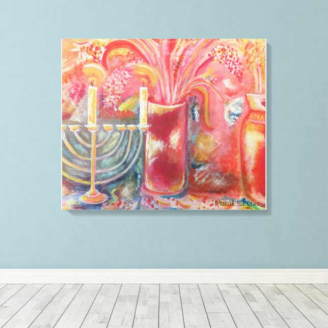 Blossom Canvas Print (Insitu(Wood Floor))