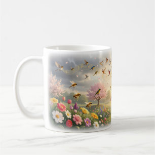 Blossom Chorus and Golden Morning Mug