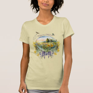 Blossom Collector Wildflower Meadow Crystal Ball T-Shirt