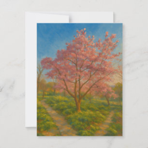 Blossom Crossroads – Spring Garden Postcard