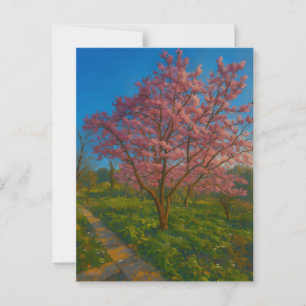 Blossom Crossroads – Spring Garden Postcard